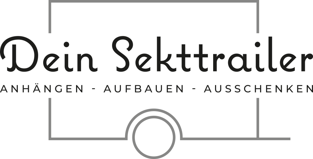 dein Sekttrailer, Logo, Sektempfang, Empfang